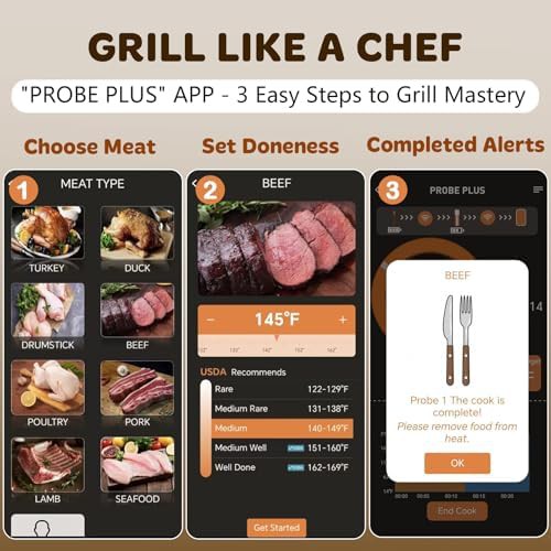 Wireless dual probe rotisserie thermometer — photo 4