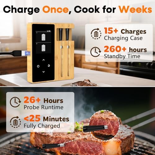 Wireless dual probe rotisserie thermometer — photo 5