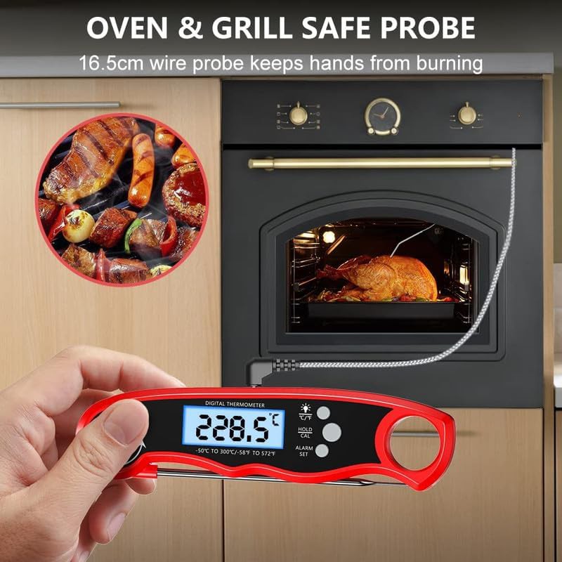 Dual probe stainless instant read thermometer — photo 3