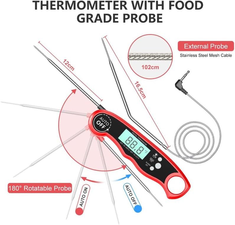 Dual probe stainless instant read thermometer — photo 4
