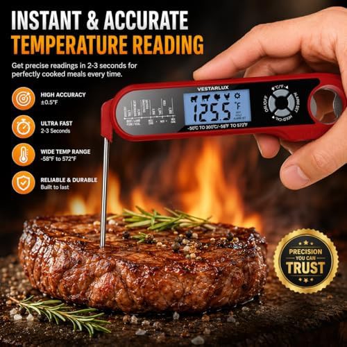 Dual probe waterproof digital meat thermometer — photo 3