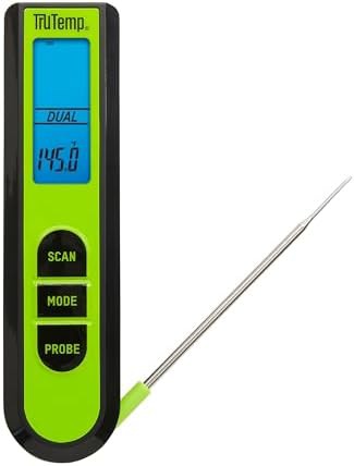 Green dual infrared and probe thermometer