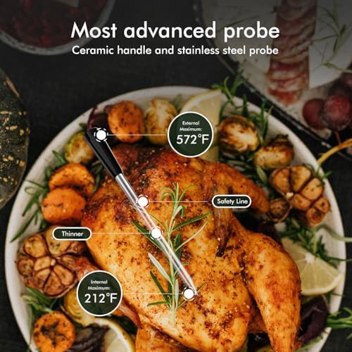 Quad probe smart wireless BBQ thermometer — photo 3