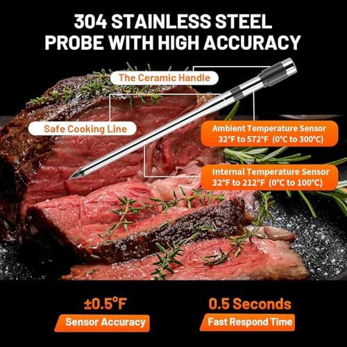 Ultra Thin Probe Wireless Meat Thermometer — photo 5