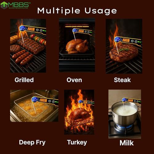 Waterproof fast read digital BBQ thermometer — photo 3