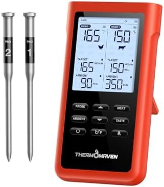Long range wireless thermometer no app
