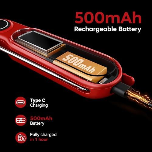 Rechargeable digital thermometer with LCD display — photo 4