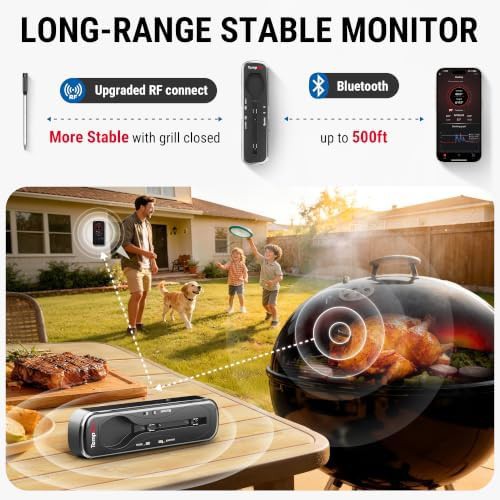 Waterproof wireless thermometer with upgraded probe — photo 3