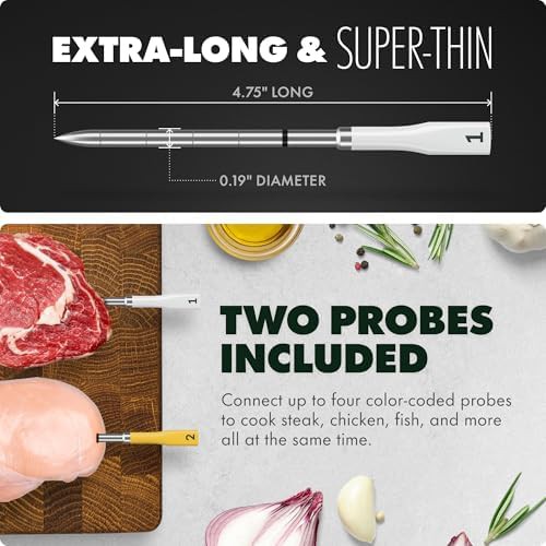 Dual probe wifi smart meat thermometer gen3 — photo 5