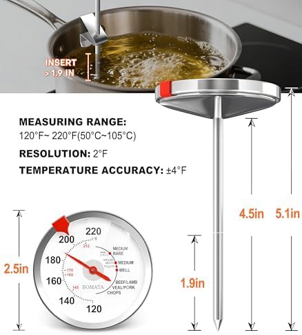 Two pack analog oven safe thermometers — photo 5