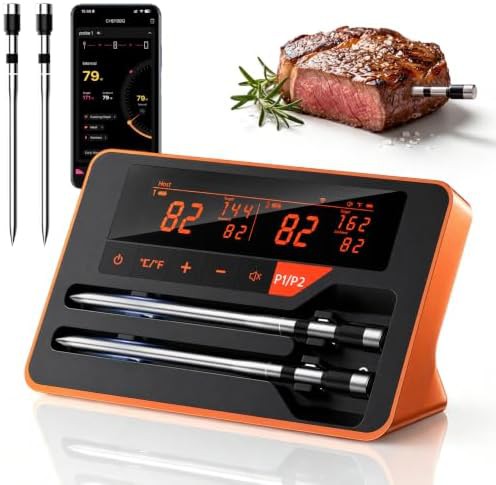 Multi Sensor Bluetooth Thermometer for Smokers