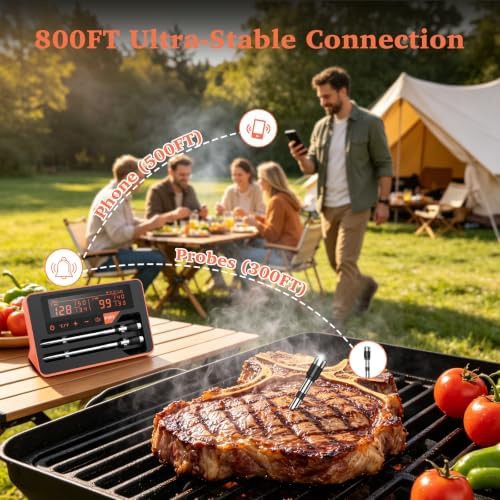 Multi Sensor Bluetooth Thermometer for Smokers — photo 3