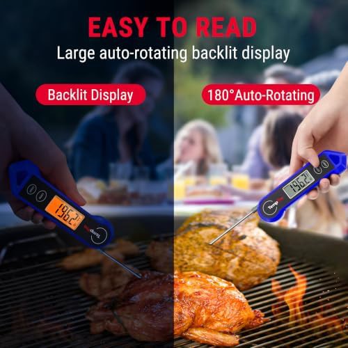 One second digital thermometer with backlight — photo 3