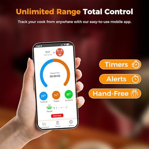 Ceramic dual probe bluetooth thermometer — photo 4