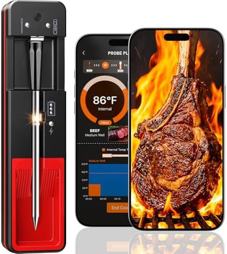 Instant read Bluetooth digital thermometer