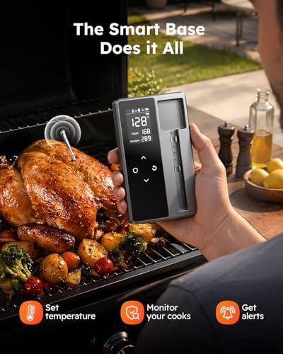 Wireless Bluetooth thermometer with standalone base — photo 3