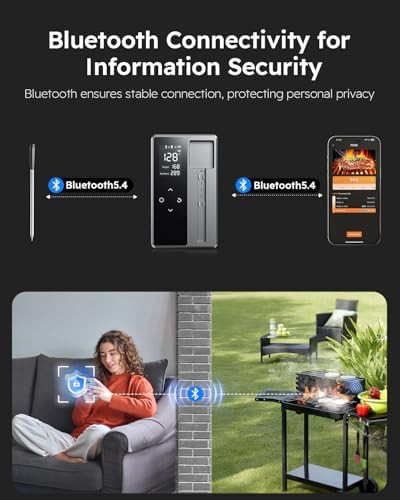 Wireless Bluetooth thermometer with standalone base — photo 4