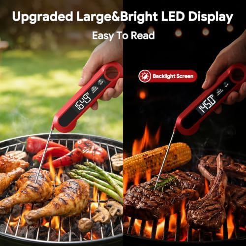 Foldable instant read BBQ thermometer — photo 3
