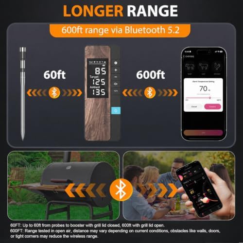 Bluetooth single probe long range thermometer — photo 5