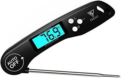 Instant read thermometer with rotating display