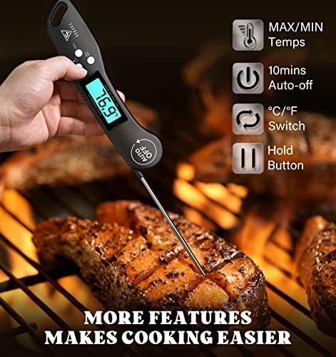 Instant read thermometer with rotating display — photo 3