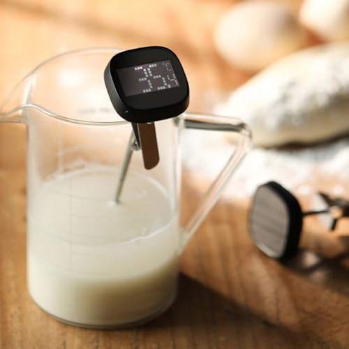 Black stainless coffee and milk thermometer — photo 3