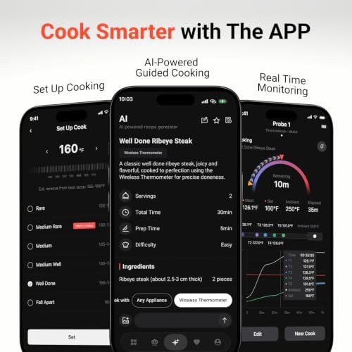 Smart WiFi meat thermometer with two probes — photo 5