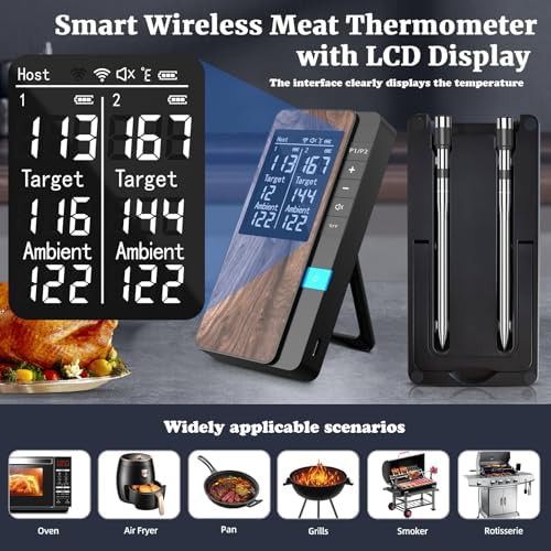 Wireless dual probe thermometer with app control — photo 3
