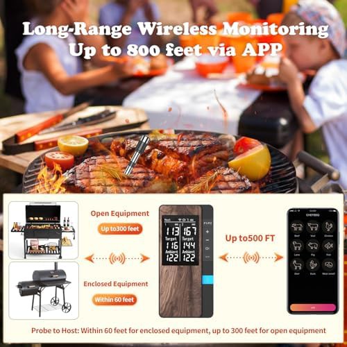 Wireless dual probe thermometer with app control — photo 5