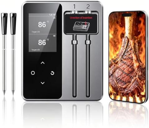 Six Sensor Wireless Bluetooth Meat Thermometer