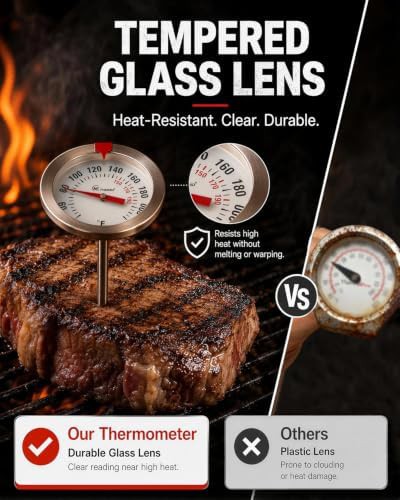 Oven safe analog thermometer two pack — photo 5