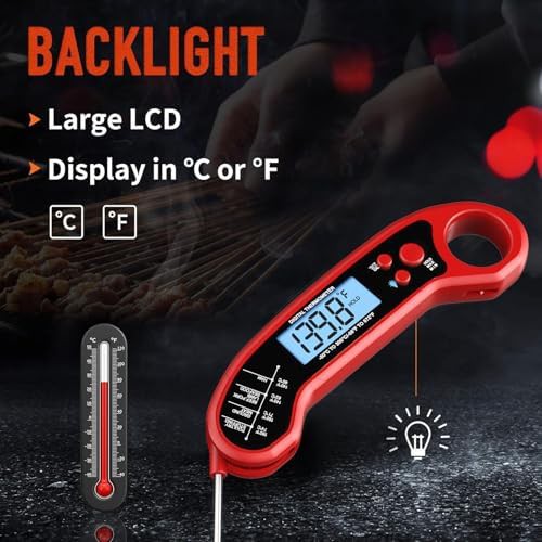 Professional Instant Read Waterproof Black Thermometer — photo 4
