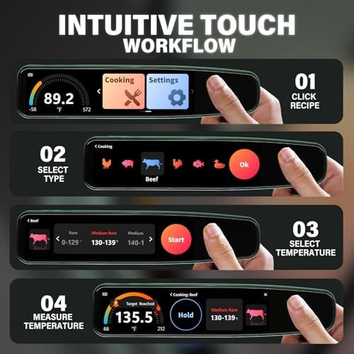 Touchscreen instant read multi sensor thermometer — photo 5